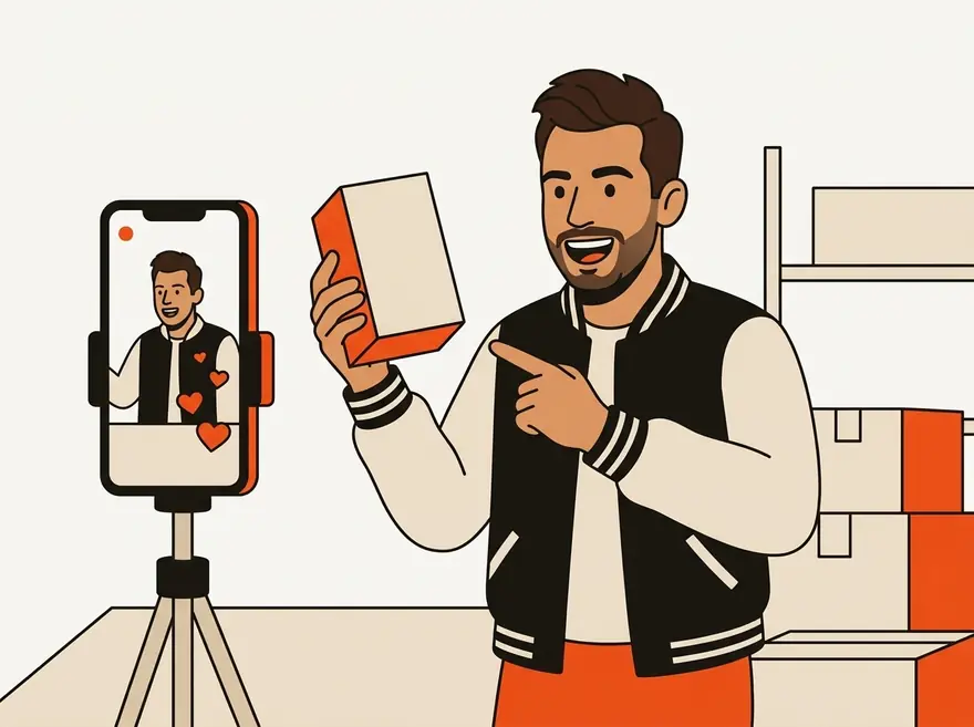 Fatmir beim Live Shopping